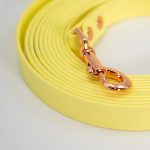 biothane smycz linka żółta